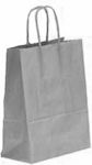 Iliadis Paper Bag for Gift Gray 25x12x33cm.