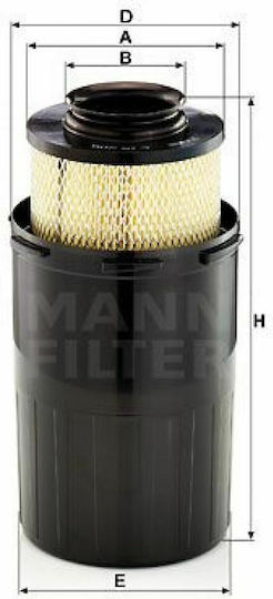 Mann Filter Φίλτρο Αέρα Αυτοκινήτου για Mercedes-Benz