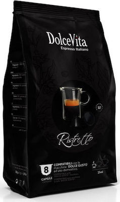 Dolce Vita Κάψουλες Espresso Ristretto Συμβατές με Μηχανή Dolce Gusto 94caps