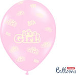 Μπαλόνι Ροζ Παστέλ "It's a Girl" 5τεμ. 30εκ.