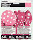 Pink polka dot balloons 6pcs.