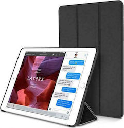Tech-Protect Smart Flip Cover Synthetic Leather Black (iPad Air)