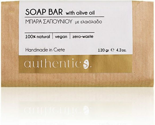 Authentics Soap Bar Olive Oil & White Wine Χειροποίητο 120gr