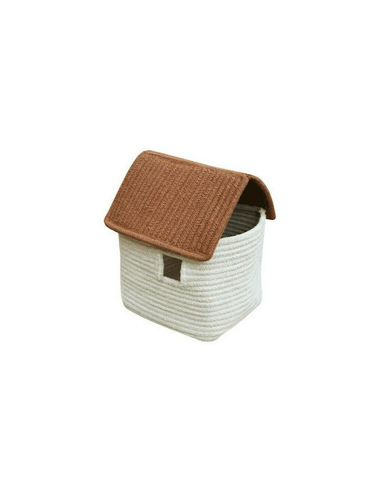 Lorena Canals Детска кошница за съхранение House Бежов 22x22x34см 1бр