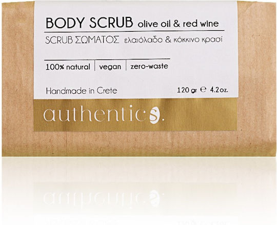 Authentics Peelingseife Körper Olivenöl & Rotwein 120gr