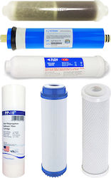 QWaterFilters От Активен Въглен 10" Q-5RO5-75GPD QWaterFilters От Активен Въглен 10" Q-5RO5-75GPD