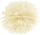 Flauschige Pom Pom Creme 35cm 1Stk.