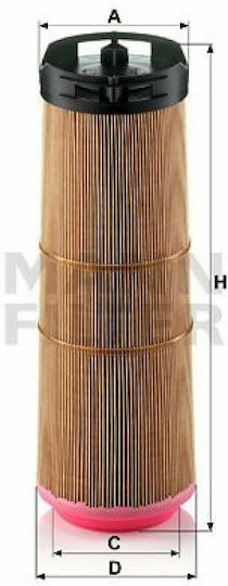 Mann Filter Филтър за въздух за автомобил за Mercedes-Benz C Клас / Клас CLC / Клас CLK