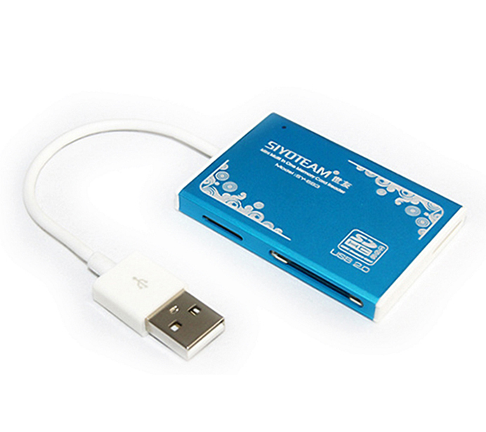 Siyoteam SY683 Card Reader USB 2.0 για SD/microSD/MemoryStick