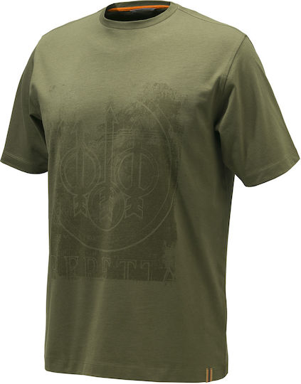 Beretta B-Logo T-shirt in Khaki color