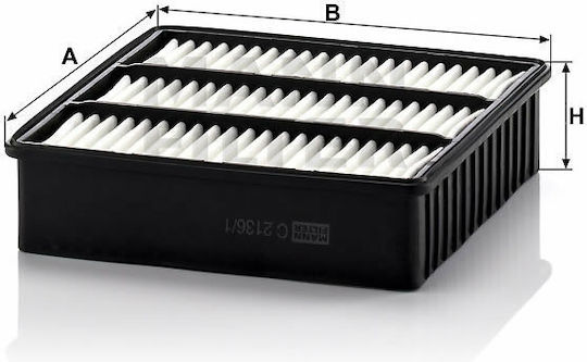 Mann Filter Филтър за въздух за автомобил за Mitsubishi Колт / Лансер / Извънземният