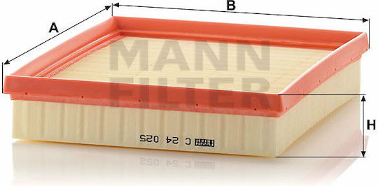 Mann Filter Luftfilter für Autos für BMW Serie 1 / Serie 2 / Serie 3 / Serie 4