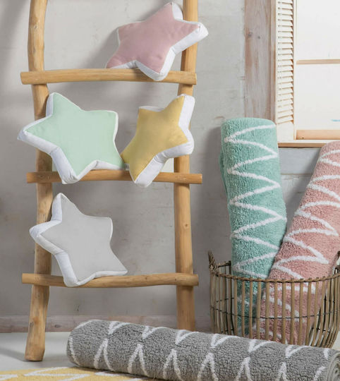 Nef-Nef Homeware Детска Декоративна Възглавница Dream Светлосин 35x35см