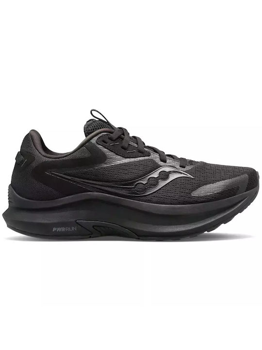 Saucony Axon 2 Ανδρικά Αθλητικά Παπούτσια Running Μαύρα