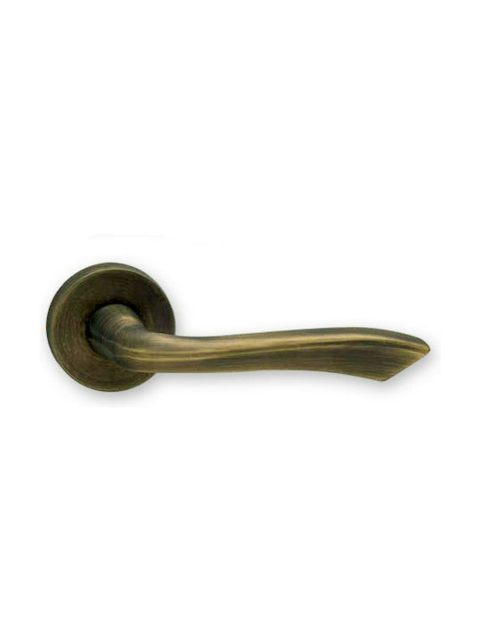 Viometale 06.730 Door Knob Rosette Bronze Economy Exterior Door Left (Piece)