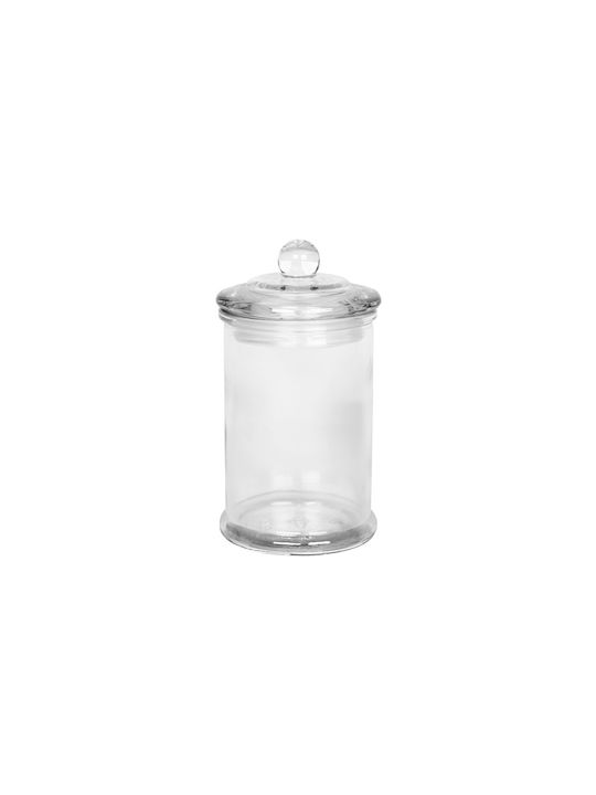 Keskor Vase General Use with Airtight Lid Glass 350ml 1pcs