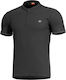 Pentagon Levantes Henley T-shirt σε Μαύρο χρώμα