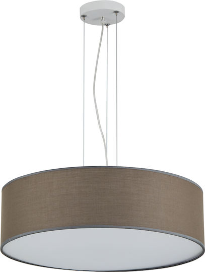 Home Lighting Ρυθμιζόμενο Κρεμαστό Φωτιστικό Καφέ με Ντουί E27 50x50x120εκ.