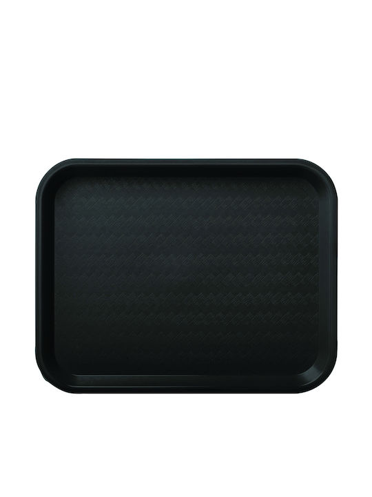 73-35451 Rectangle Tray of Plastic In Black Colour 45x35cm 10pcs