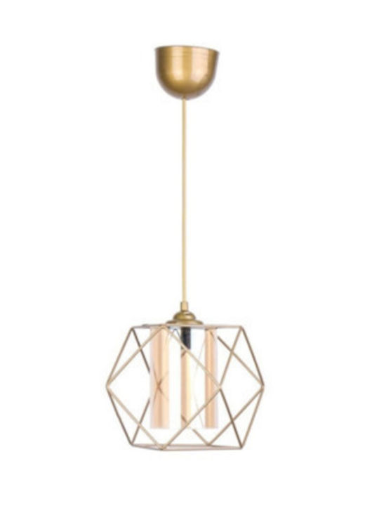 Klikareto Cube Pendant Lamp E27 Gold