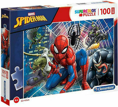 Puzzle pentru Copii Spiderman pentru 4++ Ani 100buc Clementoni