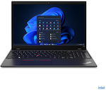 Lenovo ThinkPad L15 Gen 3 (Intel) 15.6" IPS FHD (Kern i5-1235U/16GB/512GB SSD/W10 Pro) Thunder Black (GR Tastatur)