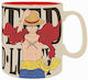 Abysse One Piece - Wanted Luffy Ceramic Cup Multicolour 460ml