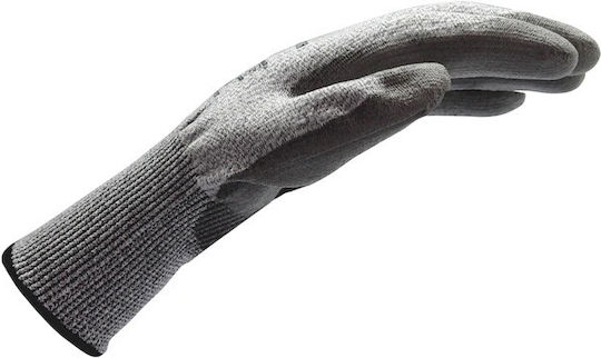 Wurth Red Line Gloves for Work Gray Polyurethane Level D Cutting Protection 1pcs