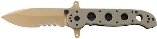 Columbia River Knives Special Forces Drop Point Veff Serrations Knife Beige