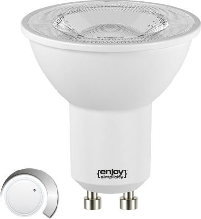 Elvhx LED Bulb 5W for Socket GU10 Warm White 600lm Dimmable