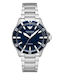 Emporio Armani Diver Men's Watch 42mm Automatic with Silver Metal Bracelet
