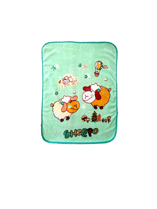Decobebe Pătură Pătuț Sheepo 100x130 cm