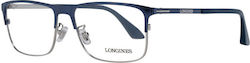 Longines Metal Eyeglass Frame Navy Blue LG5005-H 090