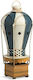 Parisis Antique Decorative Miniature Metallic Hot Air Balloon 1610B/1916 10.5x10.5x24cm