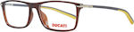 Ducati Plastic Eyeglass Frame Brown DA1001 100