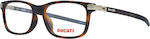 Ducati Plastic Eyeglass Frame Brown Tortoise DA1006 400