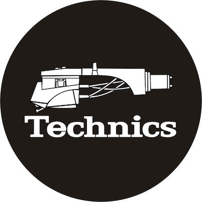 Technics Slipmat από Τσόχα Headshell 1 (Ζεύγος) με Σχέδιο