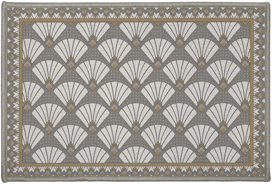 Πατάκι Εισόδου Αντιολισθητικό L-C Deco Chic Γκρι 40x60εκ.
