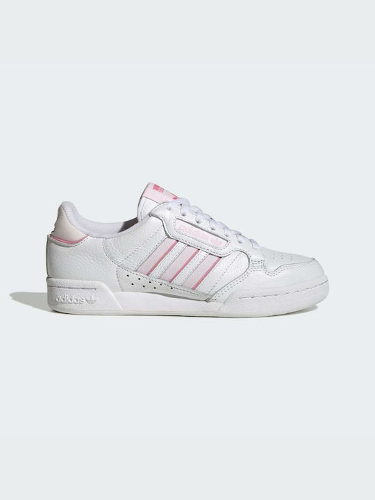 Adidas Continental 80 Stripes Γυναικεία Sneakers Cloud White / Clear Pink / Almost Pink