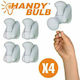LED Light Globe for Cabinets with Battery Powered 4pcs