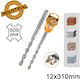 Ingco Four-Cut Drill Carbide with SDS Plus Shank for Masonry 12x310mm