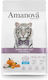 Amanova Sterilised Cat Ξηρά Τροφή χωρίς Σιτηρά για Ενήλικες Στειρωμένες Γάτες με Ευαίσθητο Ουροποιητικό με Ψάρια 4kg