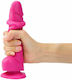 Strap On Me Sliding Skin Realistic Dildo M Ρεαλιστικό Dildo με Όρχεις και Βεντούζα Fuchsia 13.4cm