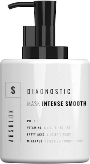 Absoluk Hair Care Diagnostic Intense Smooth Μάσκα Μαλλιών για Λείανση 1000ml