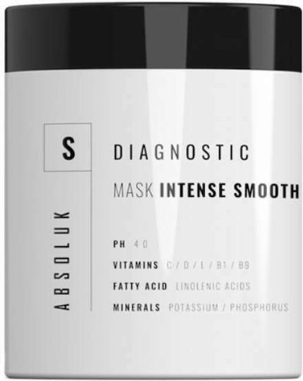 Absoluk Hair Care Diagnostische Intensive Glättende Haarmaske mit Ton 250ml