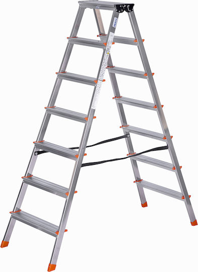 Krause Dopplo Ladder Aluminum with 2x7 Steps