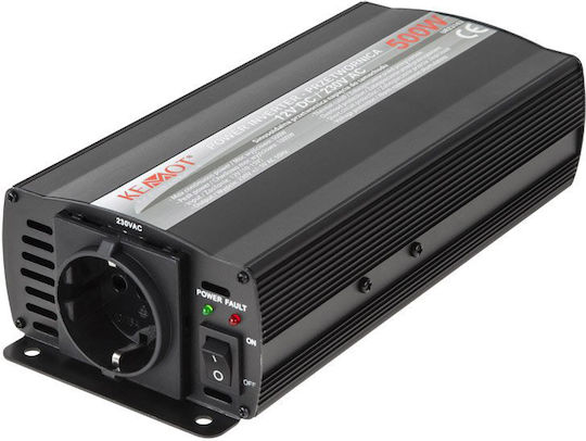 Kemot Car Inverter 500W to Converter 12V DC in 220V AC