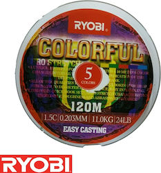 Ryobi Colorful Fischereifaden 120m / 0.165mm
