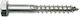 Trainer Schraube Sechskant Inox DIN 751 mit Durchmesser M12 und Länge 130mm 10Stück