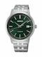 Seiko Men's Watch 41.2mm Automatic with Silver Metal Bracelet